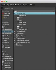 Ableton Live 11 Browser Effects copy