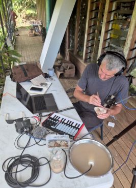 Matt Sephton working